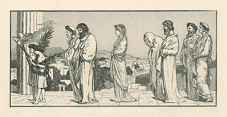 Max Klinger – Svadobný sprievod Psyché 