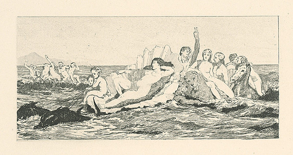 Max Klinger – Venuša v mori 