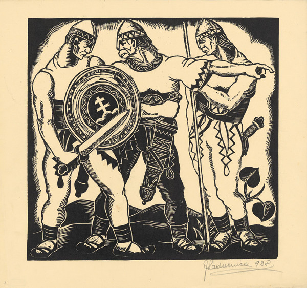 Ján Ladvenica – List z albumu Boj za slobodu I. 