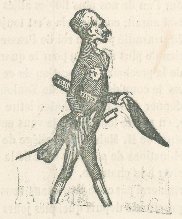 Francúzsky karikaturista z 19. storočia – Pán 