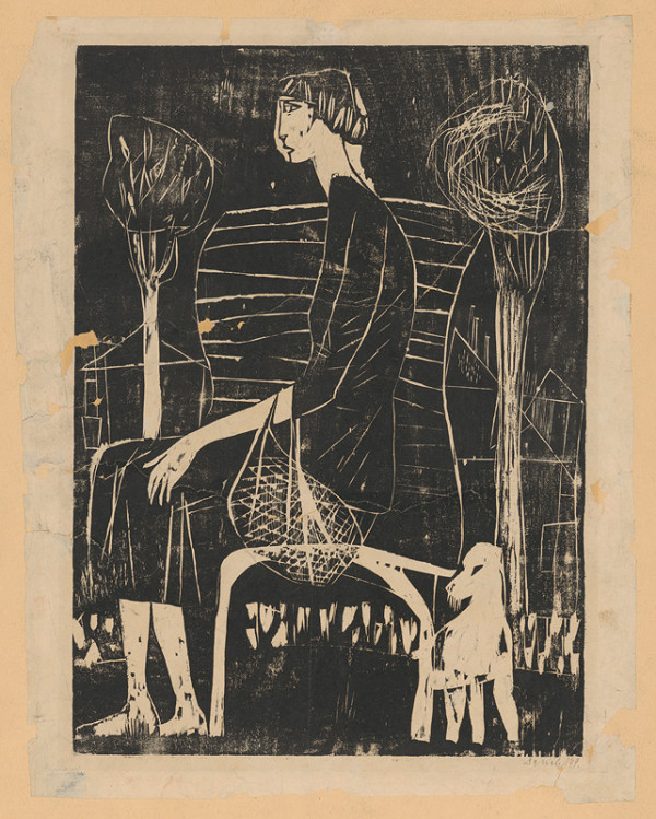 Alojz Pepich – Žena so psom 