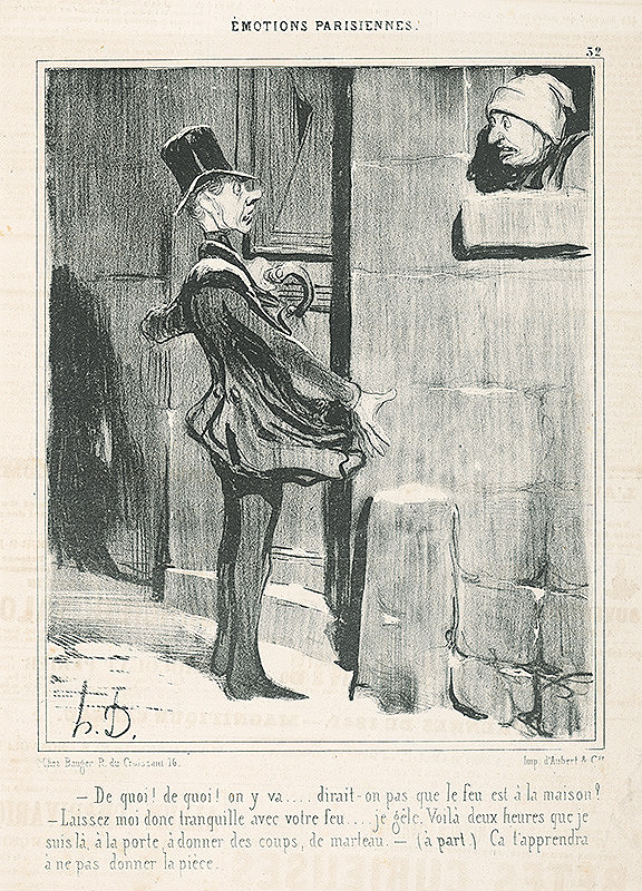Honoré Daumier – Domovník 