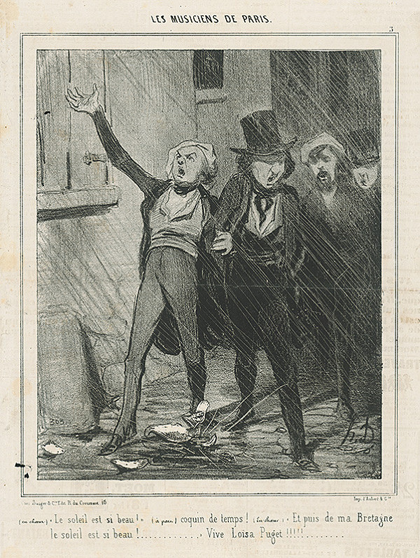 Honoré Daumier – Nočná hudba