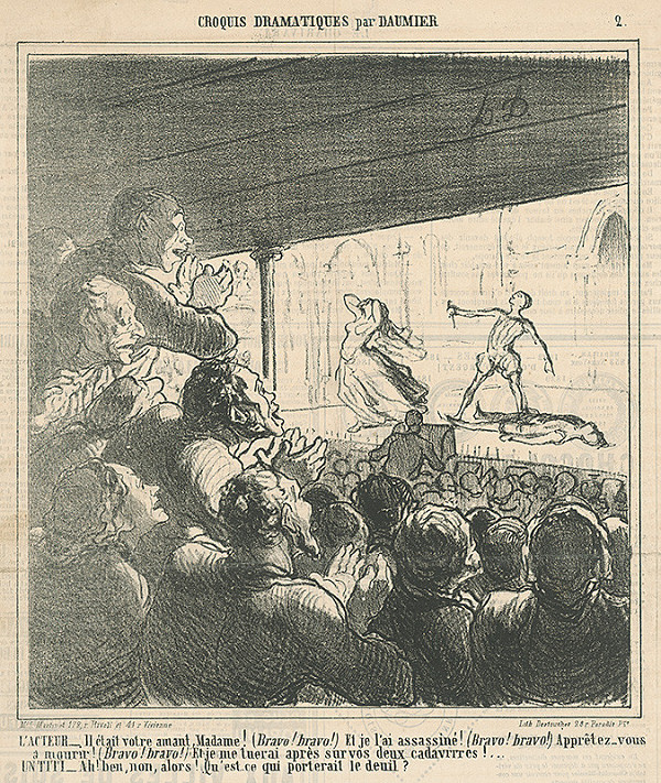 Honoré Daumier – Herec 
