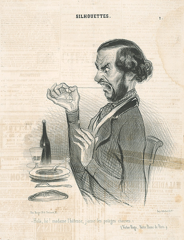 Honoré Daumier – Polievka 