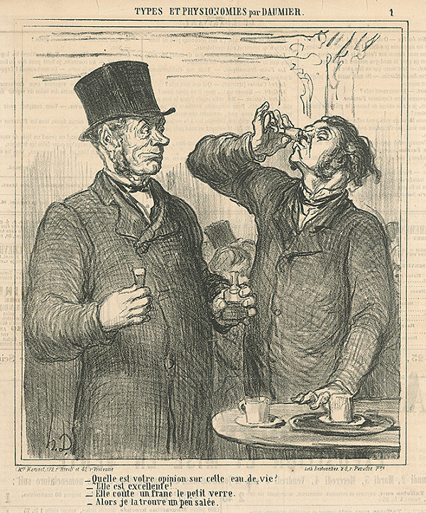 Honoré Daumier – Pálenka 