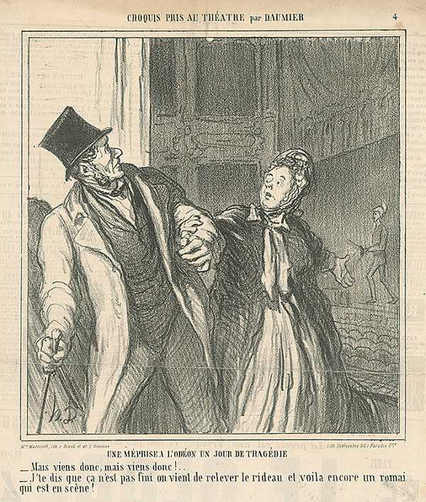 Honoré Daumier – V divadle 