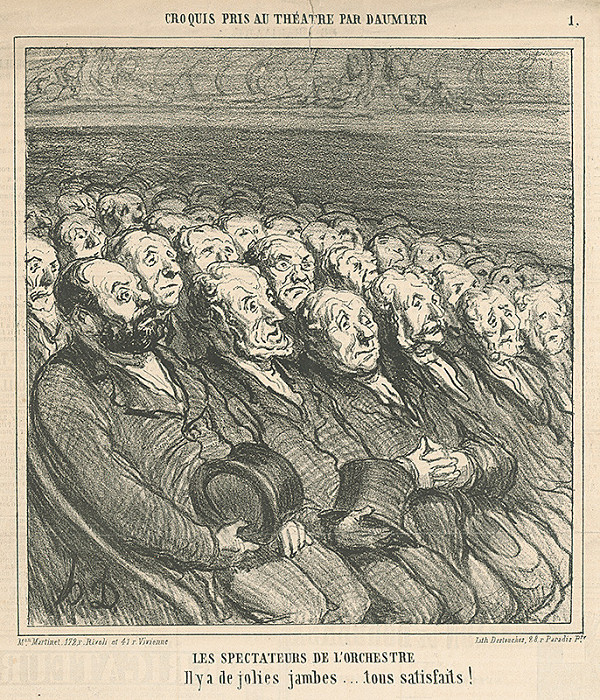 Honoré Daumier – Z divadla 
