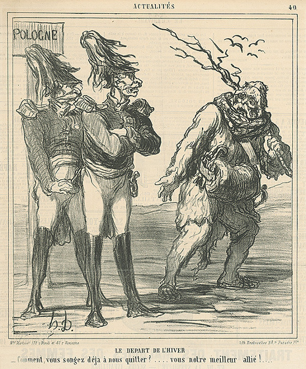 Honoré Daumier – Odchod zimy 