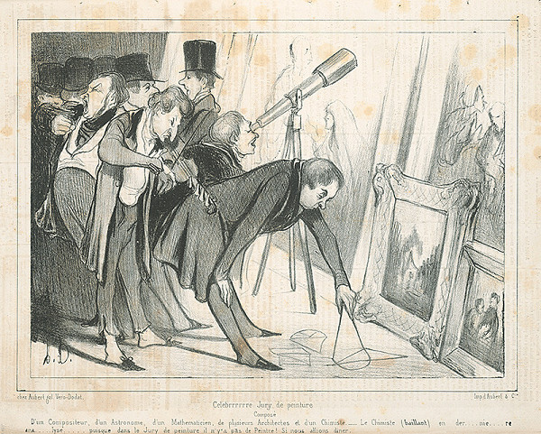 Honoré Daumier – Na výstave obrazov 