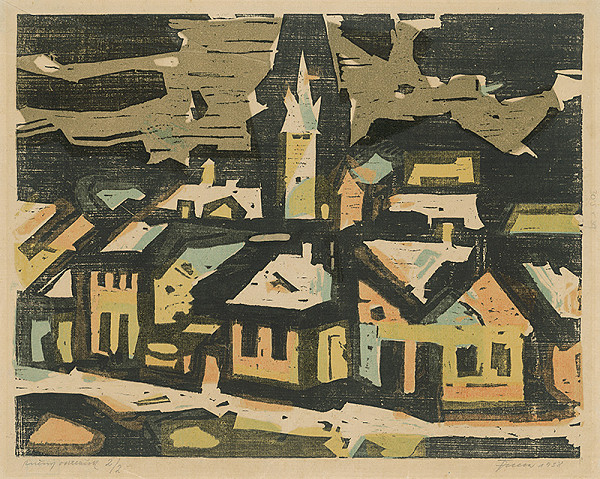 Ľudovít Fulla – Vazovova ulica v Bratislave 