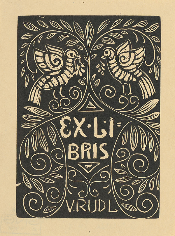 M.D. Gjurič – EX LIBRIS ul.Rudla 1921 