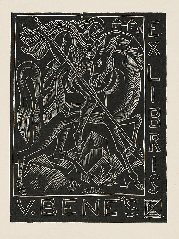Ferdiš Duša – Ex libris V.Beneša
