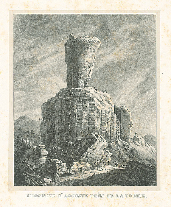 Baron de Malzen – Augustov pamätník v La Turbie/ Trophée d'Auguste