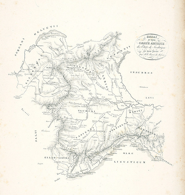 Baron de Malzen, Antonio Arghinenti – Mapa rímskych pamiatok 