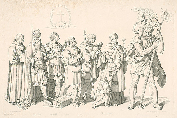 Alois Petrák, Josef Führich – Svätí 