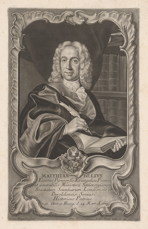 Johann Jacob Haid, Ján Kupecký, August Vind – Matej Bél