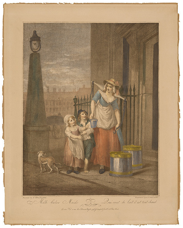 Luigi Schiavonetti, Francis Wheatley – Mliekárka 