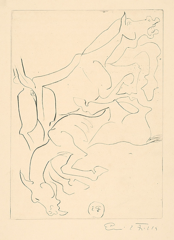 Emil Filla – Padlé kone 