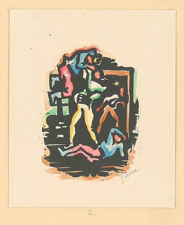 Ľudovít Fulla – Zápas s hajdúchmi 