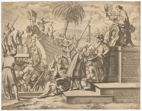 Bartholomäus Kilian, Karel Škréta – Alegorická kompozícia 