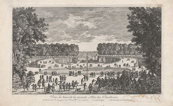 Gabriel Pérelle – Promenáda v Tuileries