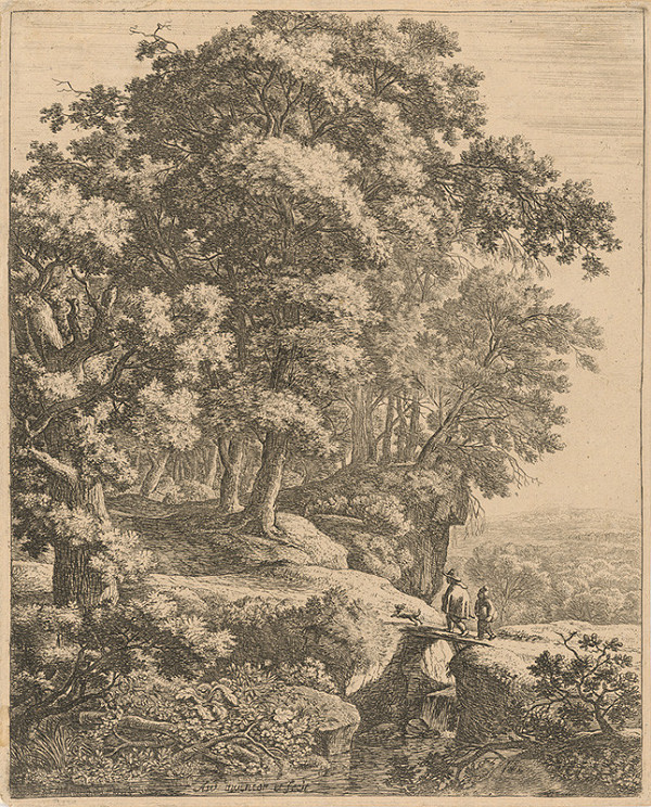 Antoni Waterloo – Prechod cez potok (Hrbáčik)  