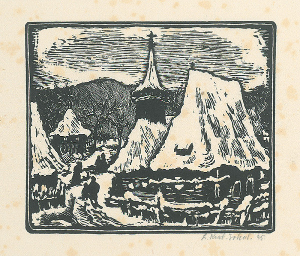 Lýdia Kratinová-Sokolová – Zimná krajina 