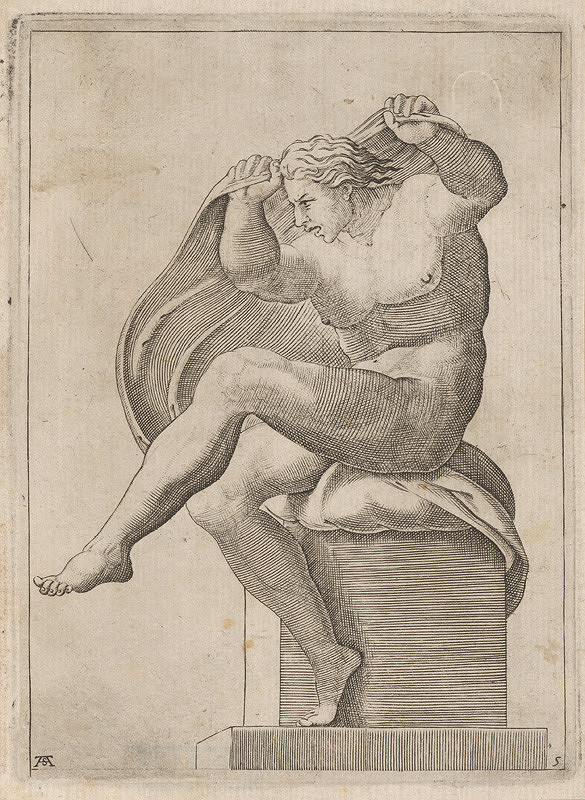 Adamo Scultori – Mladík s vlajúcou drapériou 