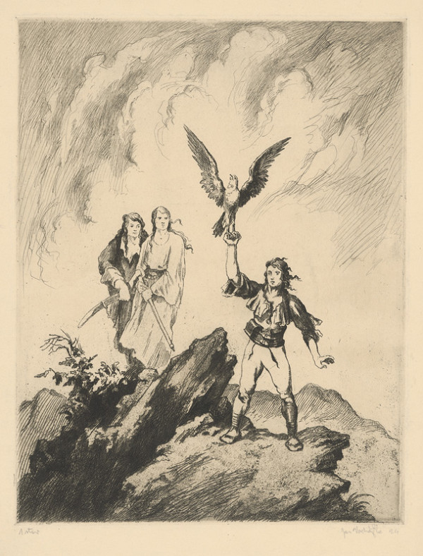 Jaroslav Vodrážka – Alegorická scéna 