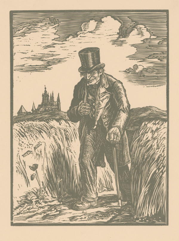 Jaroslav Vodrážka – Muž kráčajúci poľom 