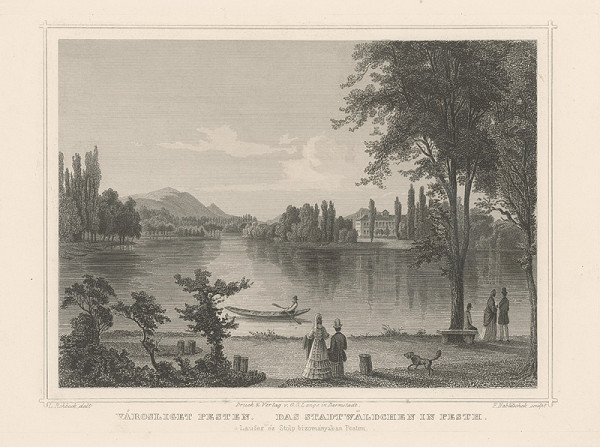 Franz Hablitschek, Ludwig Rohbock – Mestský lesík v Pešti 