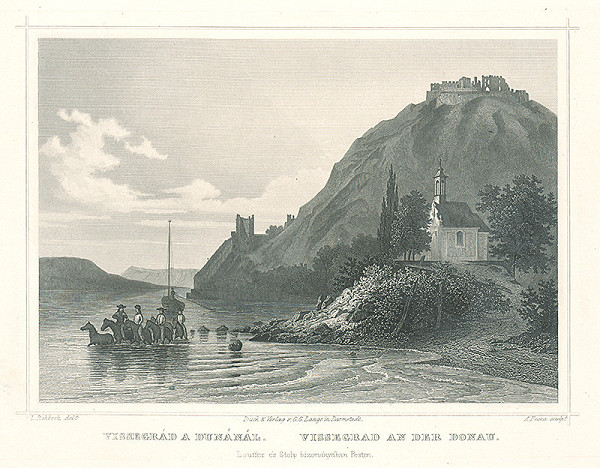 Ludwig Rohbock, A. Fesca – Vissegrád na Dunaji 