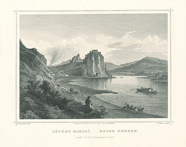 Ludwig Rohbock, A. Fesca – Zrúcaniny Devína 