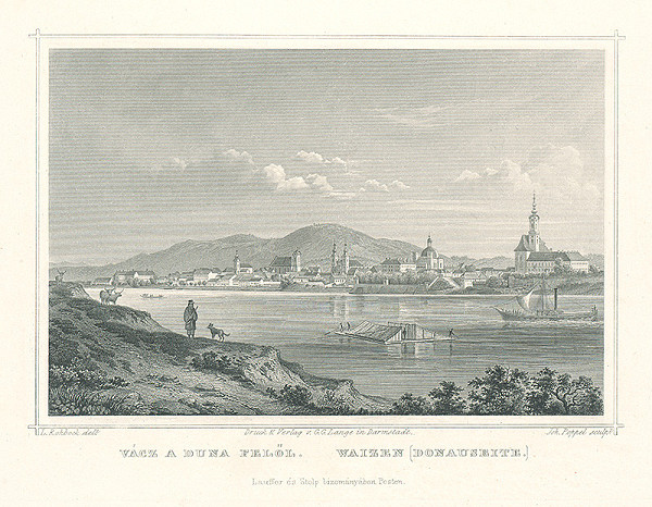 Ludwig Rohbock, Johann Gabriel Friedrich Poppel – Vácz na Dunaji 