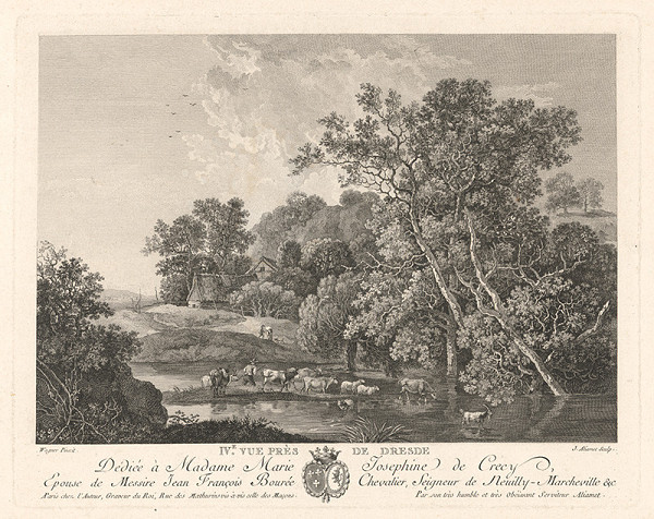 Jacques Aliamet, Johann Georg Wagner – Krajina pri Drážďanoch 