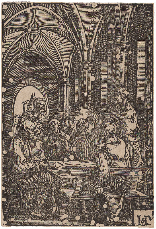 Monogramista H.S., Hans Sebald Beham – Kristus medzi učeníkmi 