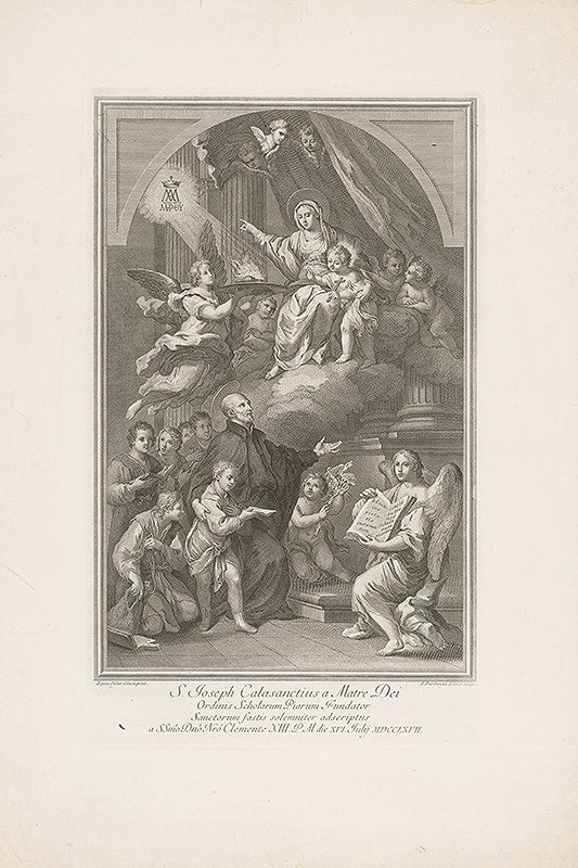 Francesco Barbazza, Eques Sebastian Conca – Zjavenie sa Matky Božej 