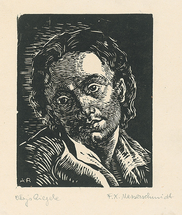 Alojz Rigele – Podobizeň sochára Messerschmidta 