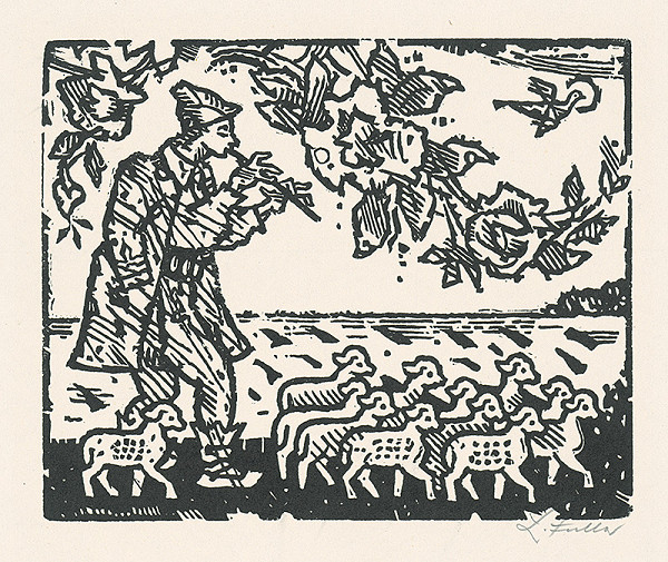 Ľudovít Fulla – Pastierik z Pohronia 