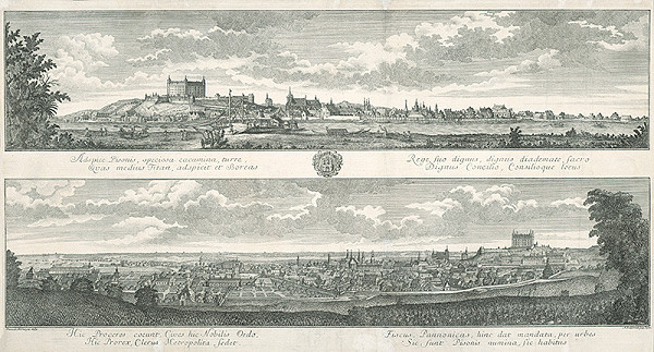 Abraham Kaltschmidt, Samuel Mikovíny – Dvojpohľad na Bratislavu 