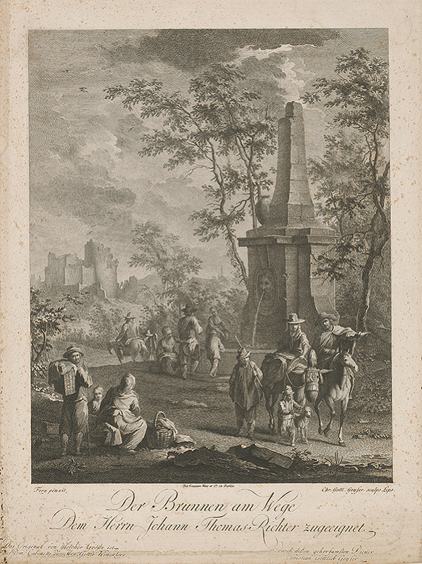 Christian Gottlieb Geyser, Adam Pankratz Ferg – Odpočinok na ceste 