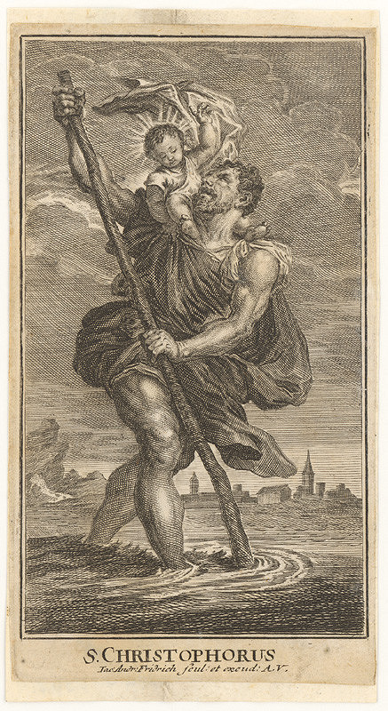 Jacob Andreas Fridrich – Svätý Krištof 