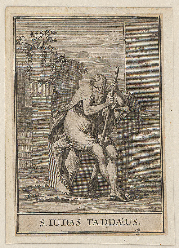 Christoph Weigel st., Jacob von Sandrart – Svätý Juda Tadeáš 