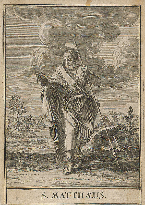 Christoph Weigel st., Jacob von Sandrart – Sv.Matúš 