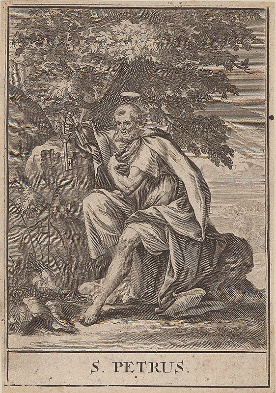 Christoph Weigel st., Jacob von Sandrart – Sv.Peter