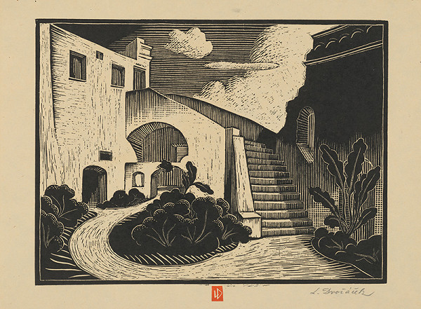 Ludvík Dvořáček – Hradné nádvorie 