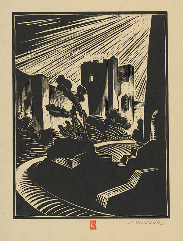 Ludvík Dvořáček – Zrúcaniny veže 