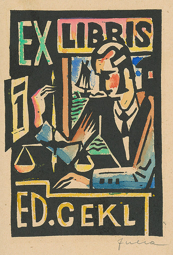 Ľudovít Fulla – Ex libris Ed.Cekl. 