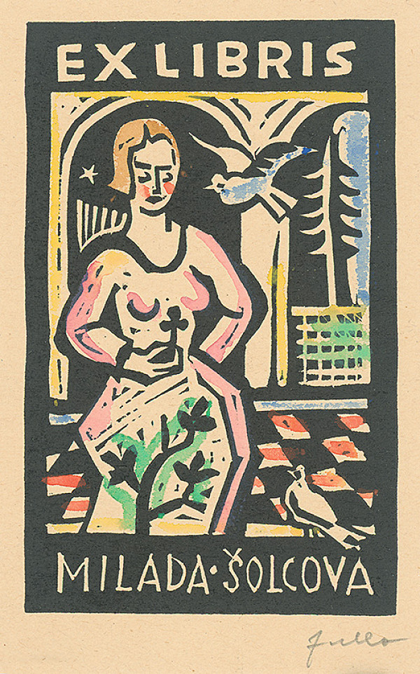 Ľudovít Fulla – Ex libris Milada Šolcová 